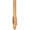 Ekena Millwork Eugene Smooth Timber Gable Bracket, Western Red Cedar, 48"W x 12"H x 1 1/2"D x 3 1/2"F, 6/12 Pitch GBW048X12X0204EUG00SWR - alternate 2
